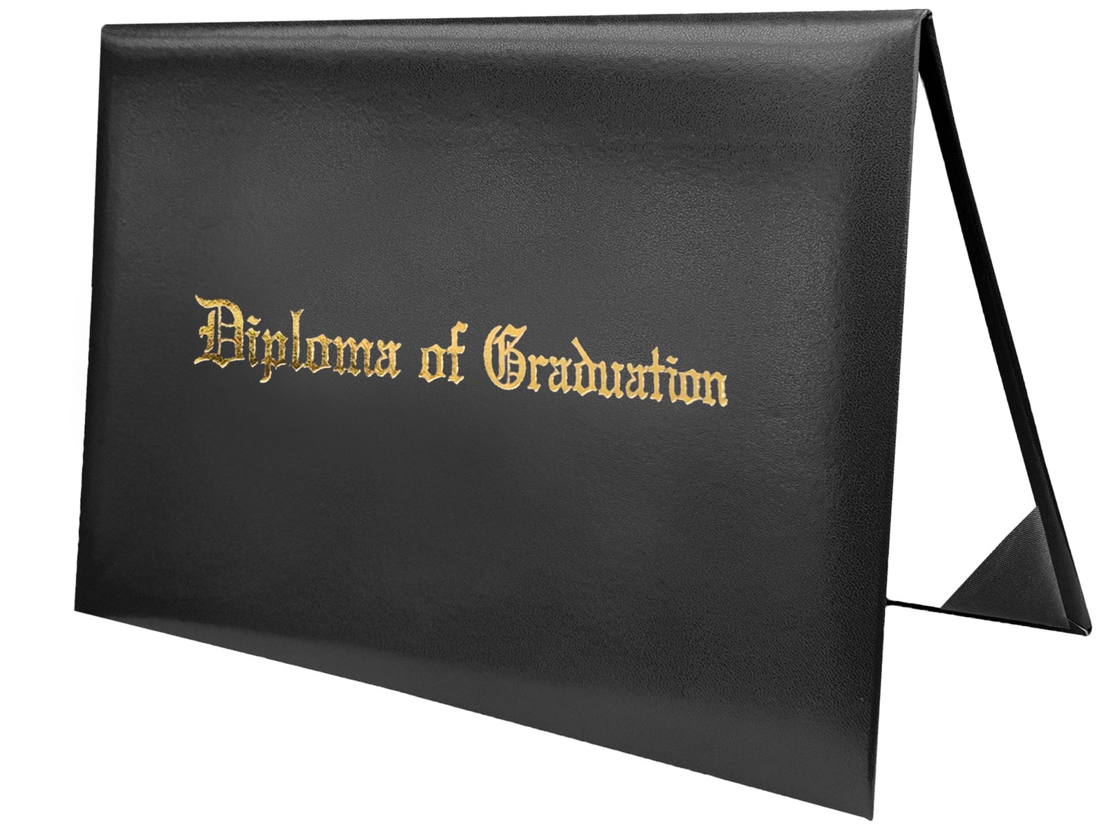 MyGradDay Imprinted Diploma Cover 8.5×11 Holder 1 Pack, Black