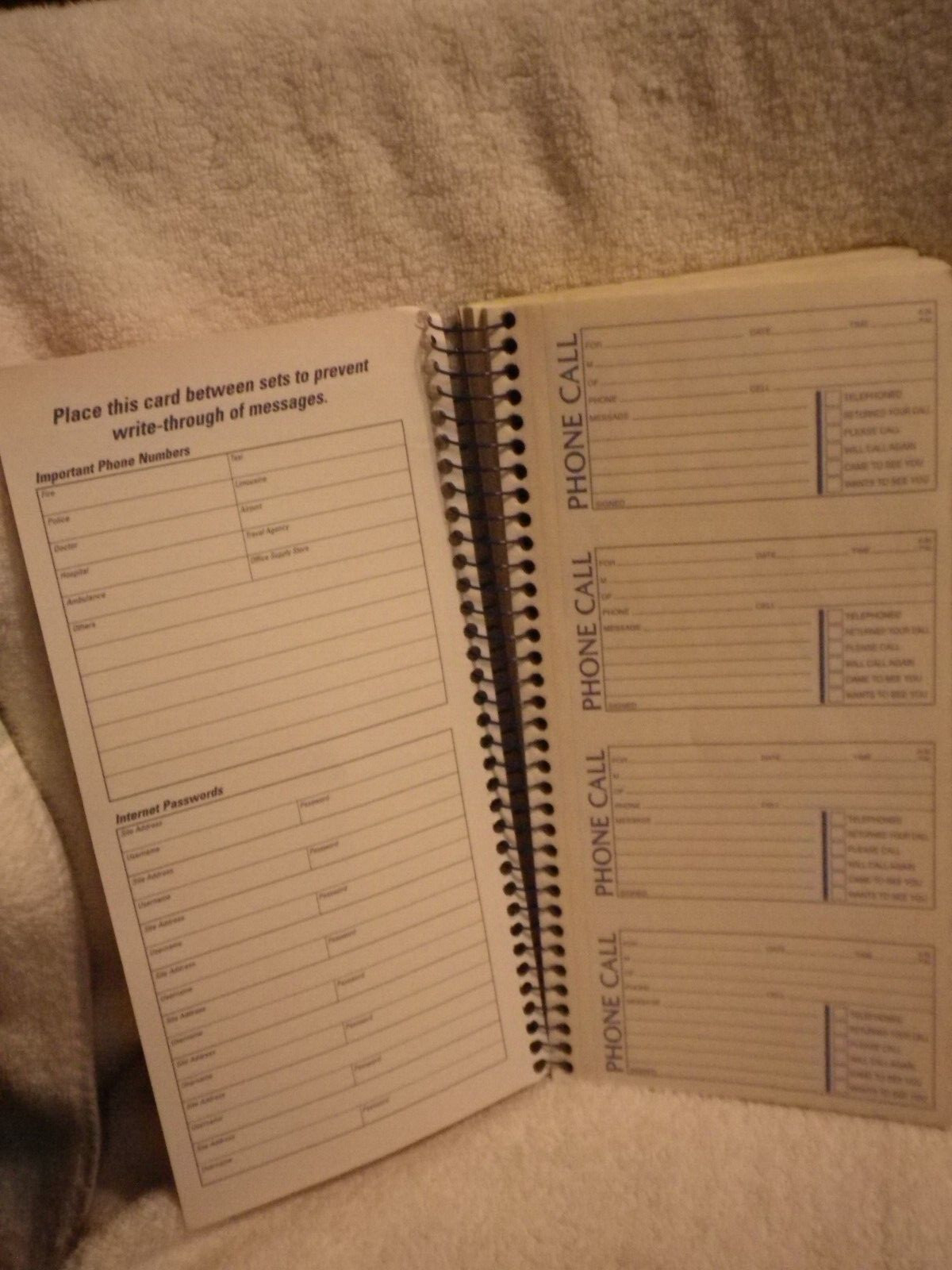 Adams Phone Message Book Carbonless Duplicate 5.50 x 11 Inches- 390