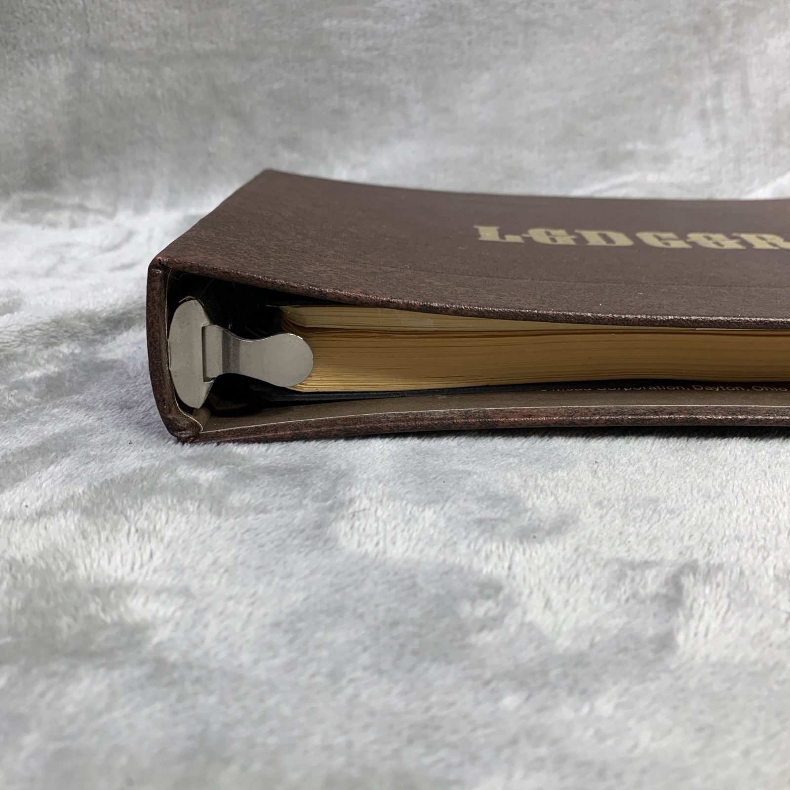 VTG Mead Debit-Credit-Balance Forms Ledger Outfit 26 Dividers A-Z Index Brown