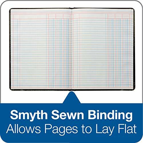 80 Pages Account Book Hard Bound High gloss cover With Foil Stamp Title 3-Column