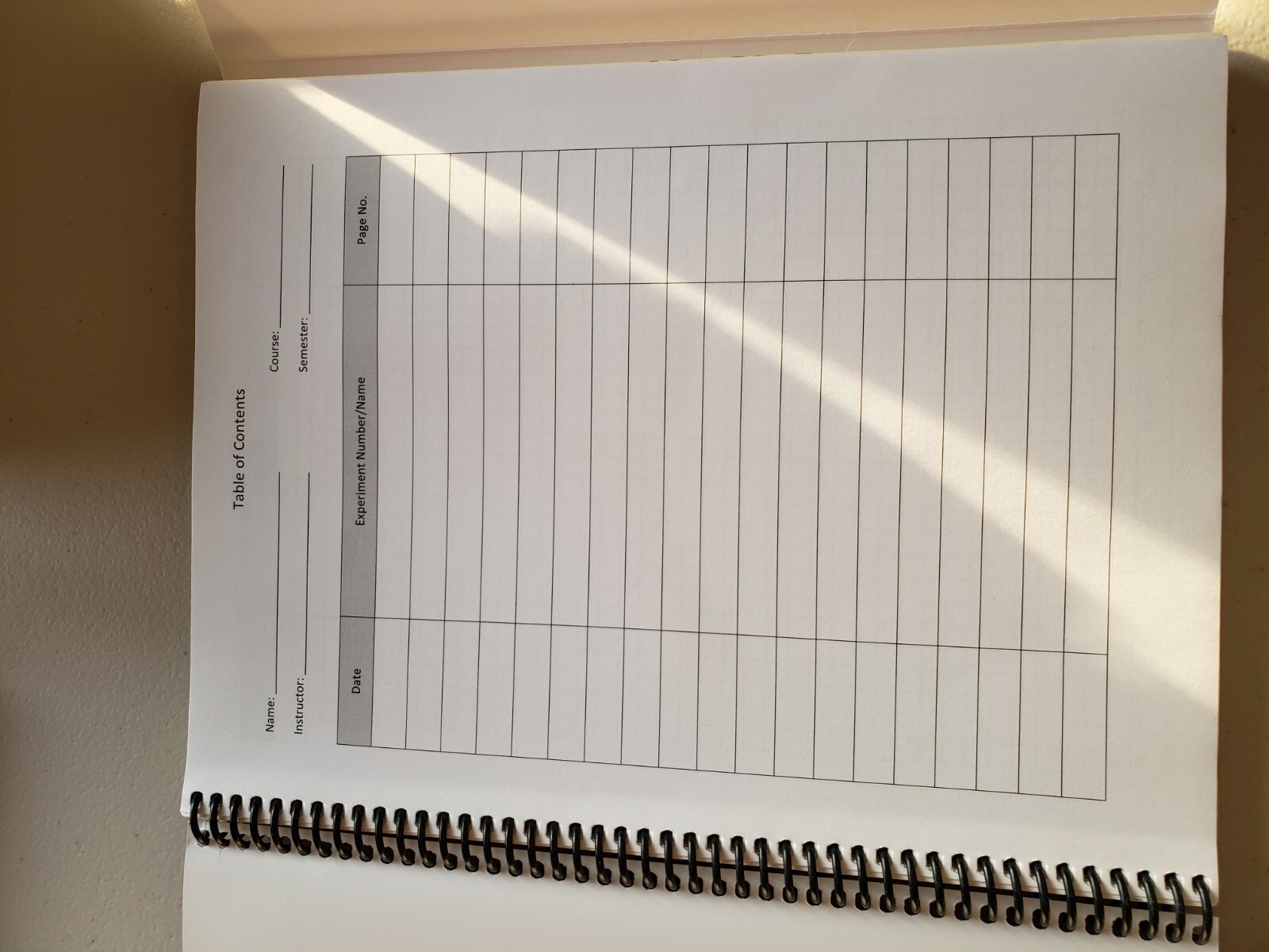 Student Laboratory Notebook – 50 Carbonless Set