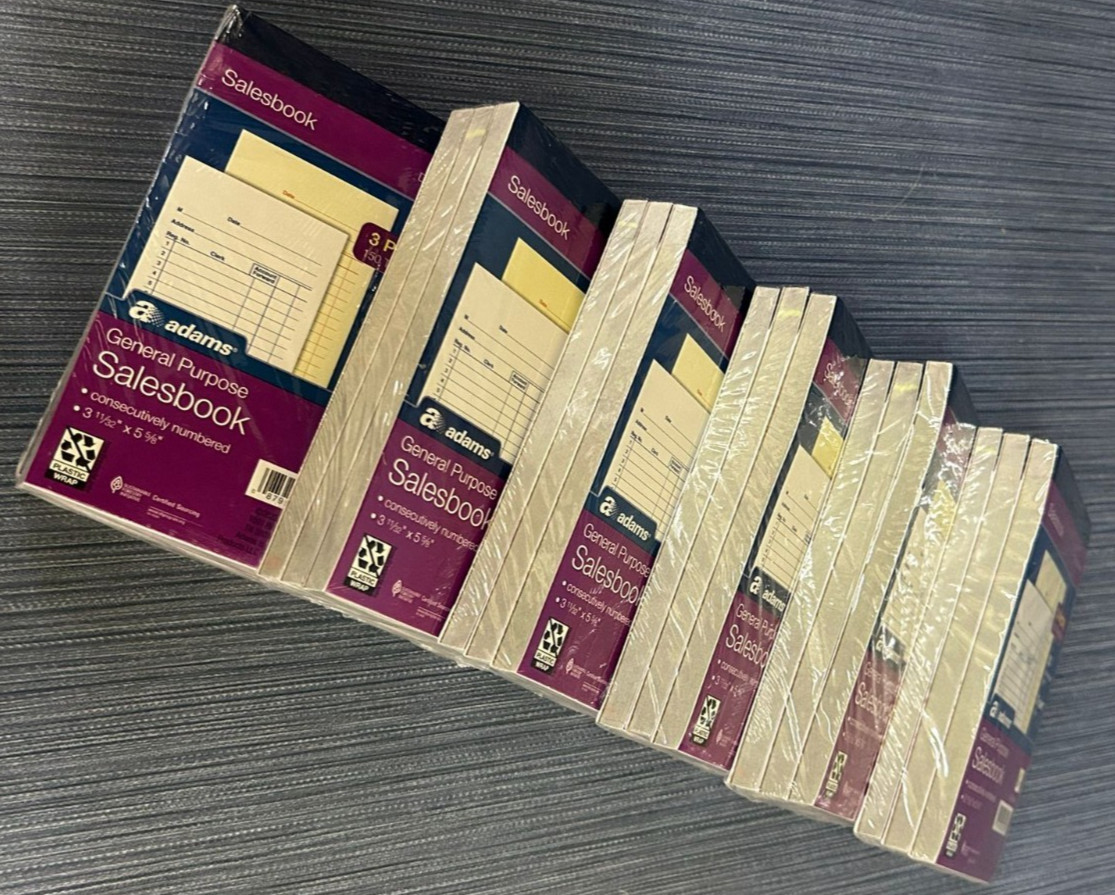 900 Sets Total x Carbonless 2-Part Form General Purpose (18 Salesbooks 50 EA)