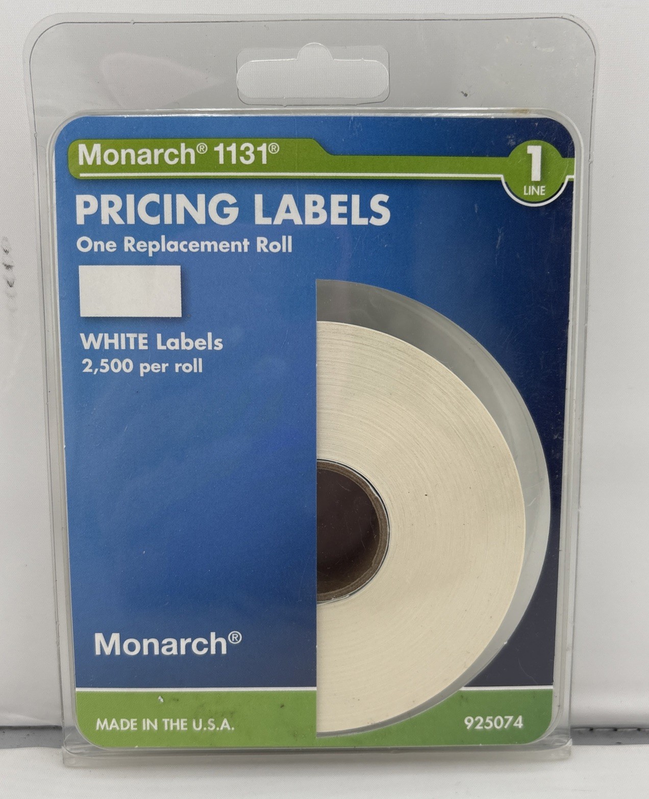 Monarch Easy-Load 1131 Pricemarker Labels (925074) 7/16 x 7/8 White 2500pk. New