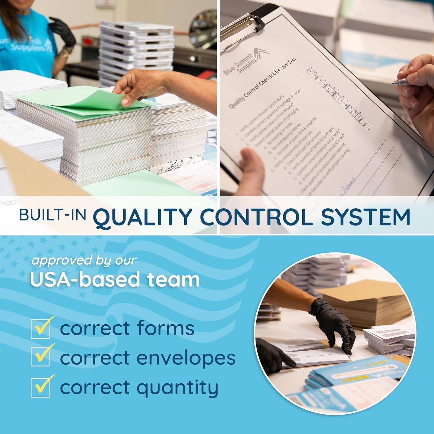 Blank 2019 W2 4 UP Tax Forms, 100 Employee Forms