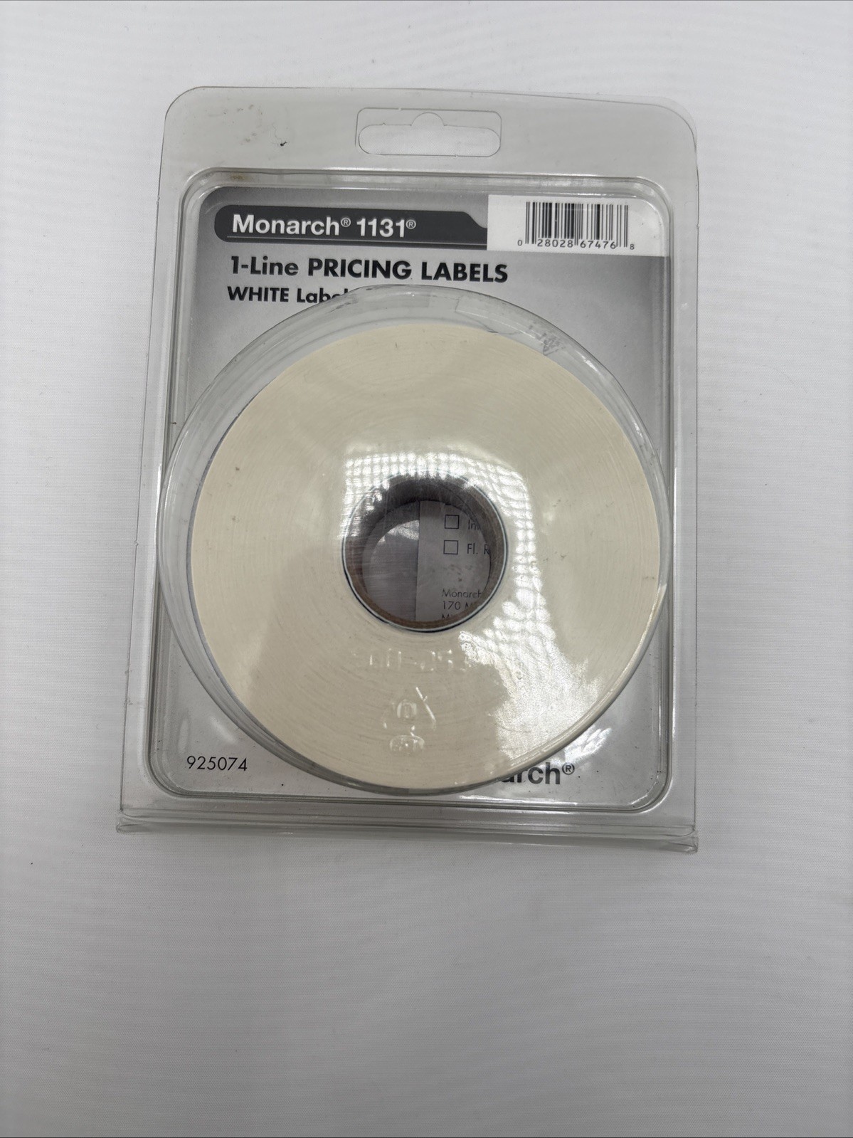 Monarch Easy-Load 1131 Pricemarker Labels (925074) 7/16 x 7/8 White 2500pk. New