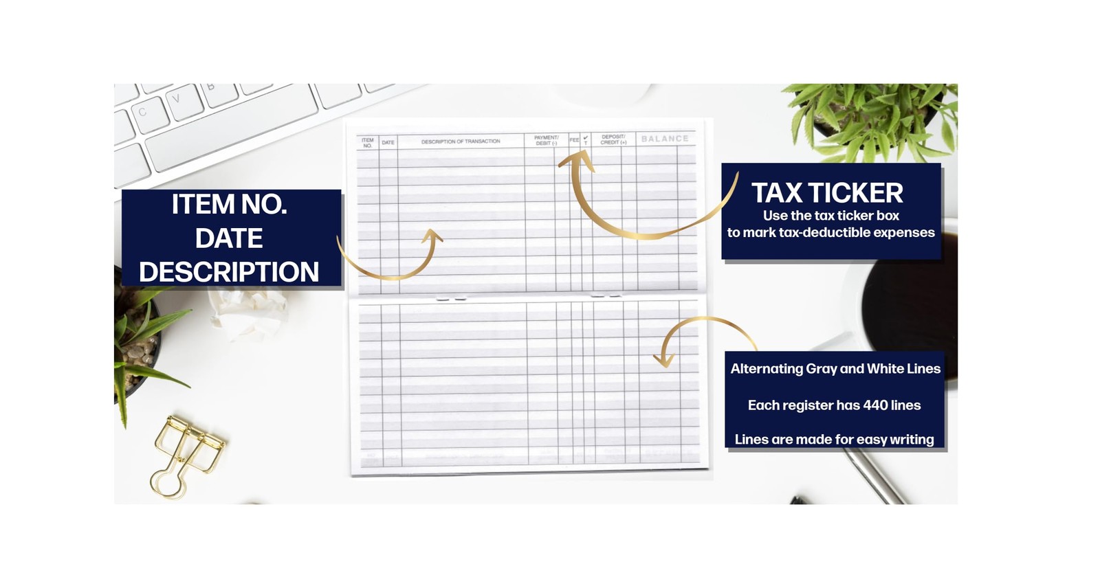 12 Check registers for Personal Checkbook Ledger Transaction Registers Log
