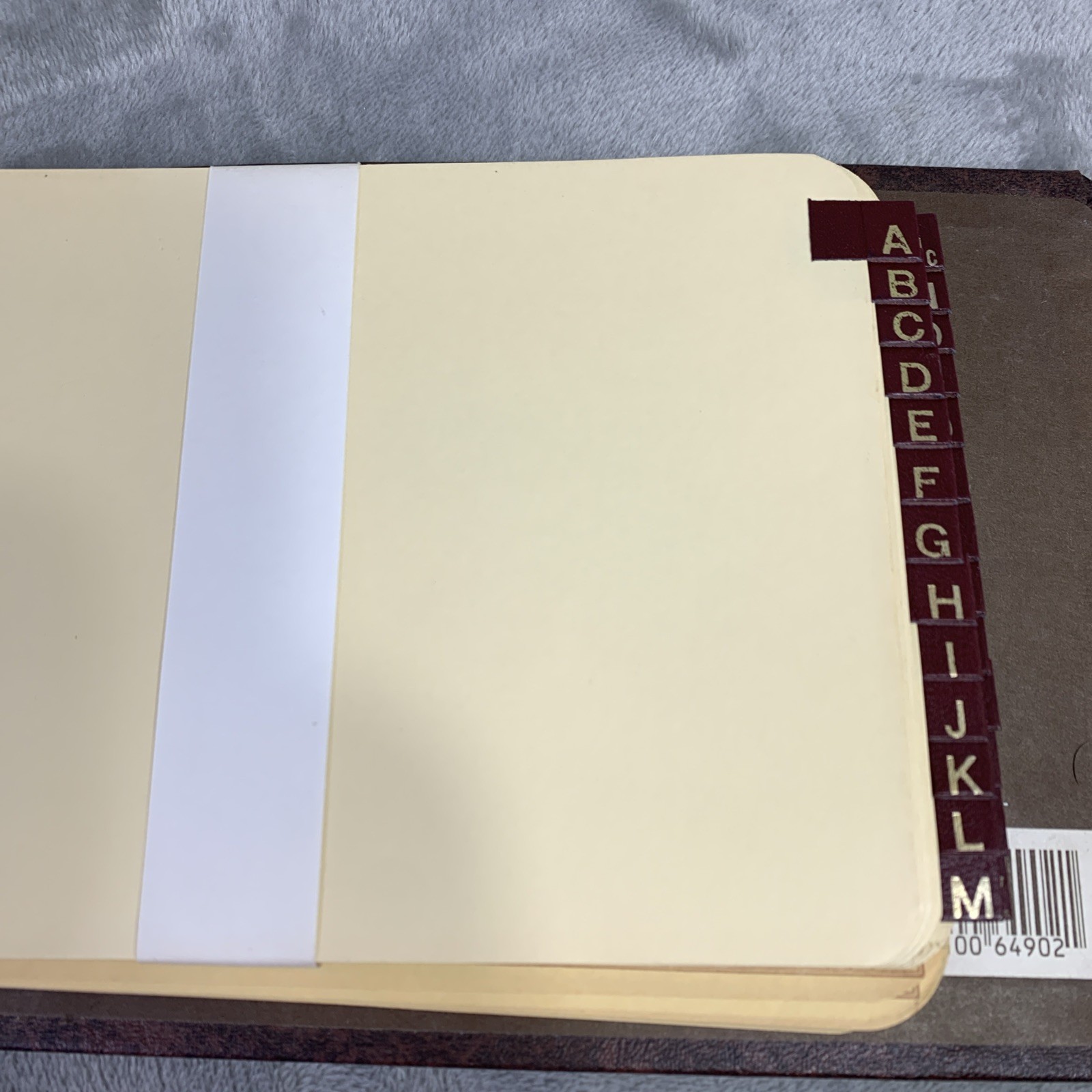 VTG Mead Debit-Credit-Balance Forms Ledger Outfit 26 Dividers A-Z Index Brown