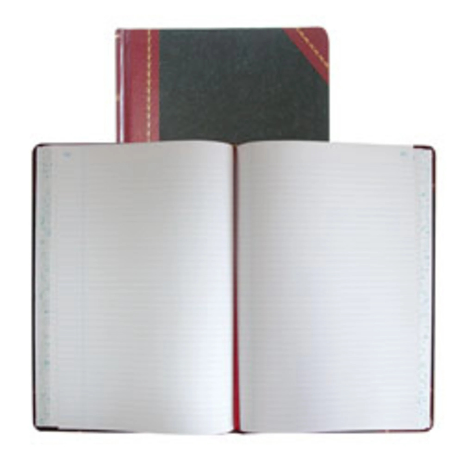 National Brand Hardbound Columnar Record Book, 10 3/8″ x 8 1/8″, Black 300 Pages