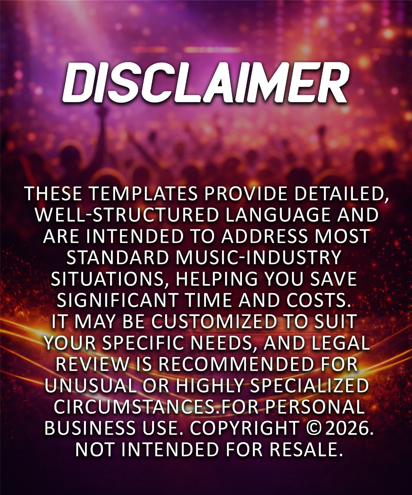 Music Contract Templates for Producers, Artists & Studios | Recording Agreements
