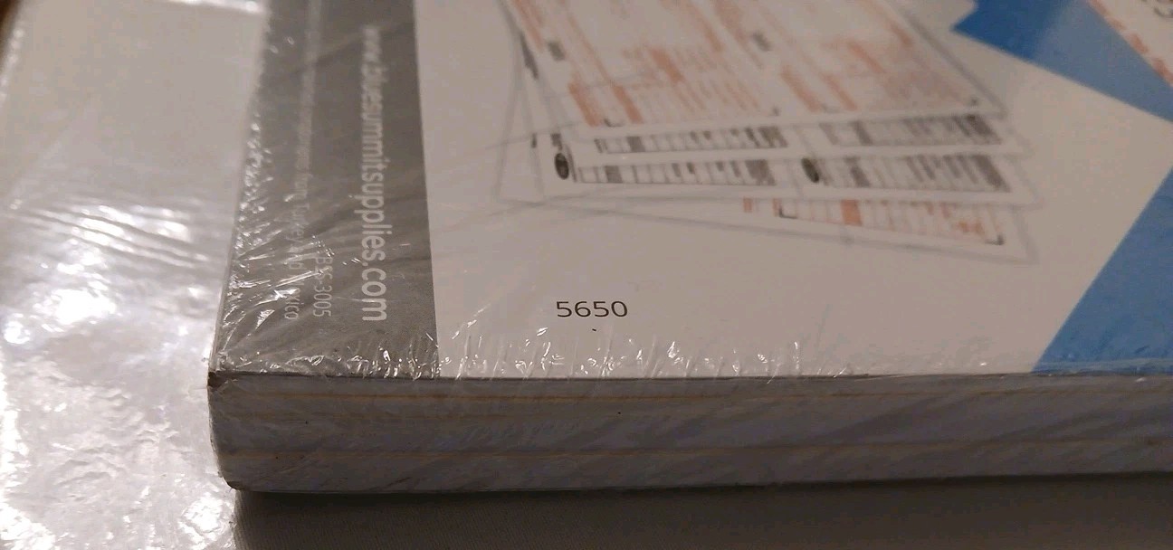 2025 W2 6 Part Tax Forms Kit, 100 Employee Kit of Laser Designed…