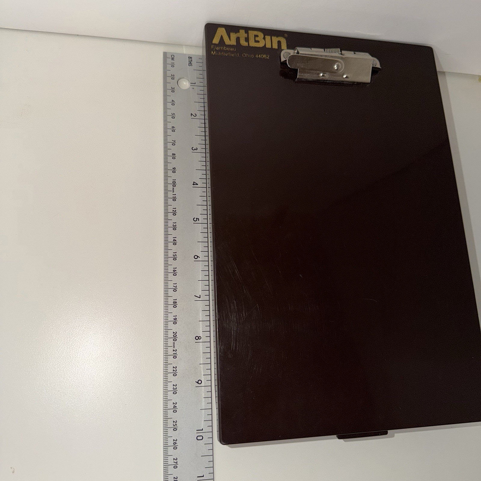 Vintage Artbin Flambeau Plastic Artist Clipboard With Internal Storage 7”x10”