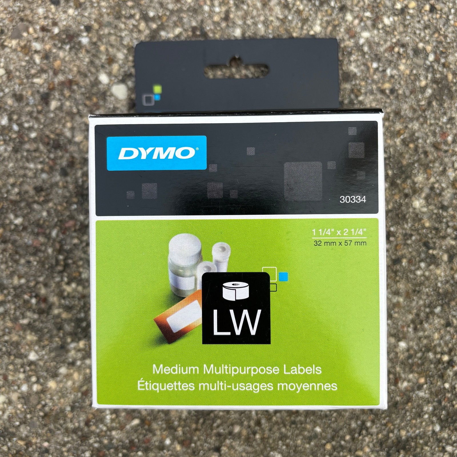 DYMO LabelWriter Address Labels 1 1/4 x 2 1/4 White 1000 Labels/Roll 30334