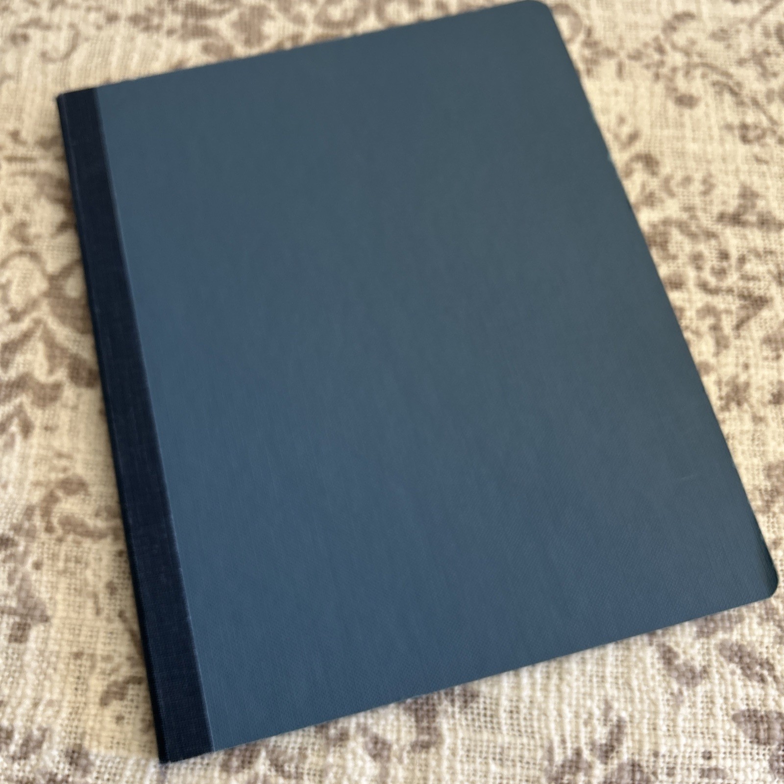 National Brand 43-571 Bound Blank Record Book with 128 Numbered pages Blue Cover