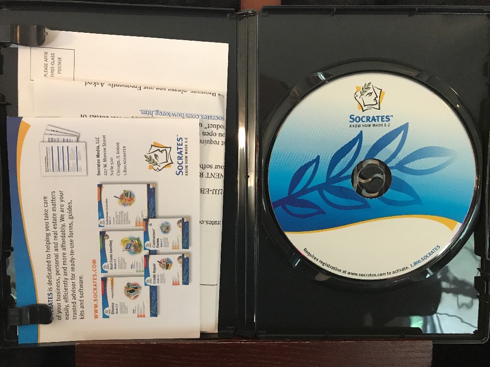 Adams (Socrates) Contractor’s Forms on CD (SS4301) EUC! Free Shipping! BBB58