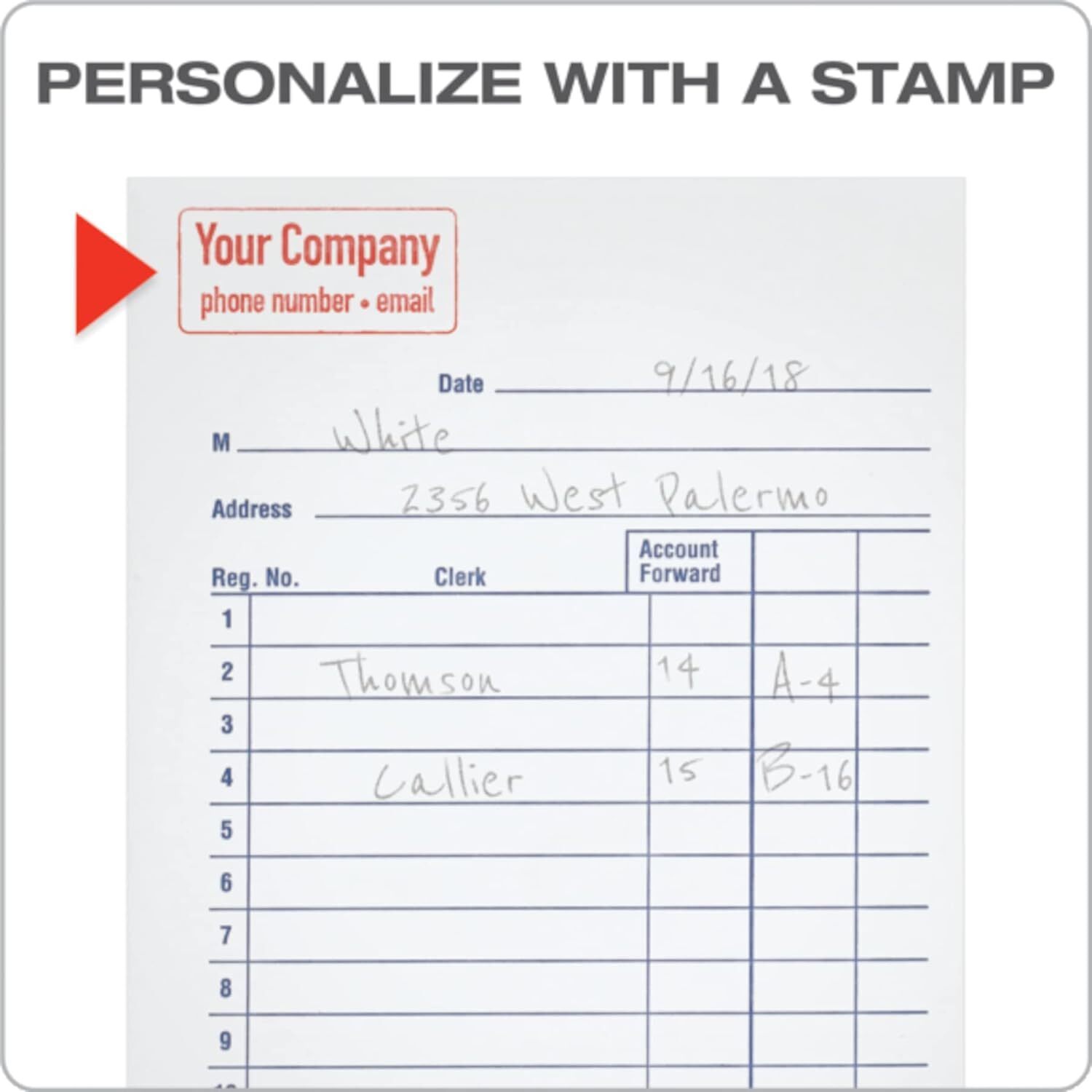 Adams General Purpose Sales Book, Carbonless, (Pack of 10) (DC3510) Pack 10