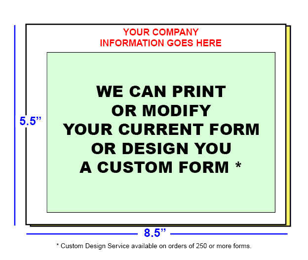 TRUCKING INVOICE AGRICULTURE CUSTOM PRINTED 2 or 3 Part Carbonless Forms