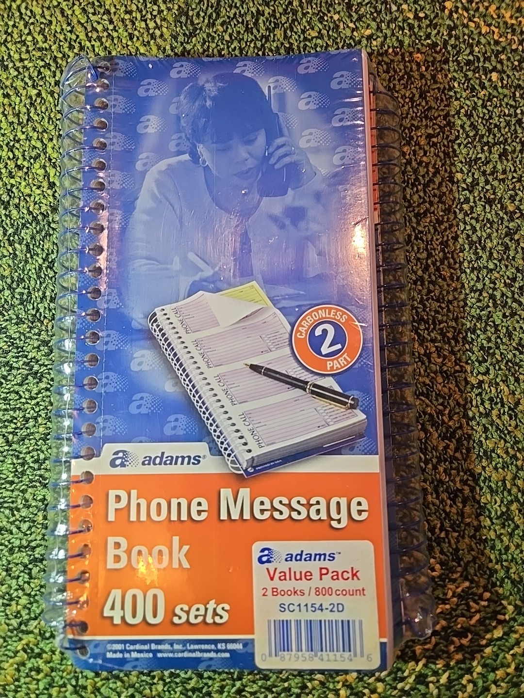 Adams Phone Message Value Pk2 Books 800 Ct. Carbonless Duplicate SC1154-2D F23
