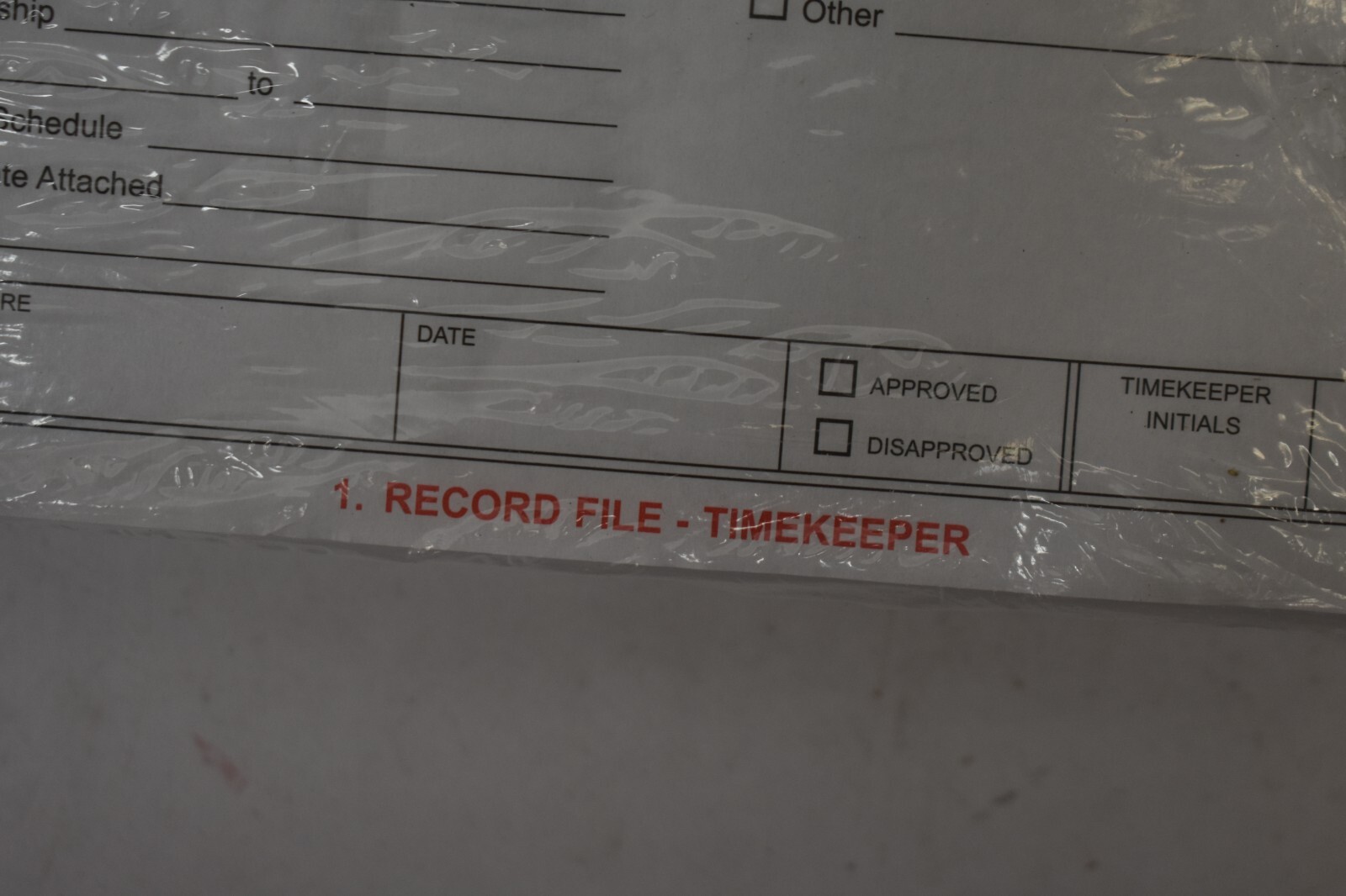 Lot of 14 Packs Commonwealth Of Pennsylvania Request For Leave Sheets Timekeeper