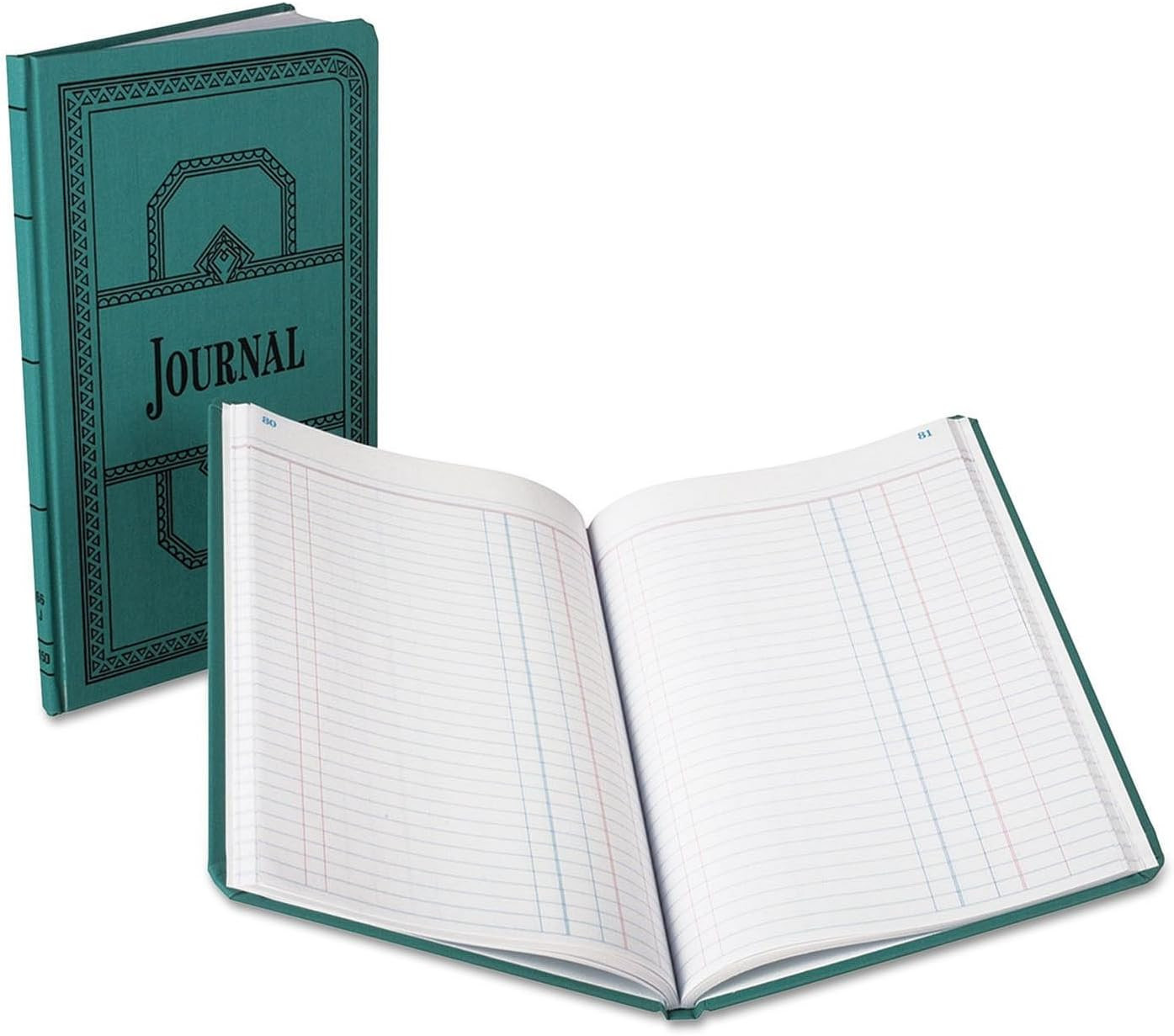 Record/Account Book, Journal Rule, Blue, 150 Pages, 12 1/8 X 7 5/8