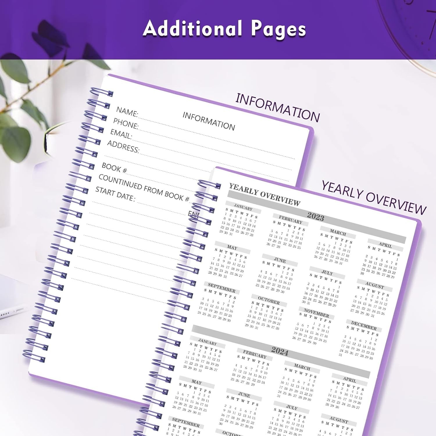 Check Registers for Personal Checkbook, Double Spiral Check Register Book, Bu…
