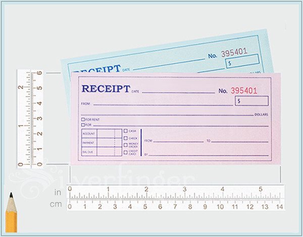 200 SETS Cash Rent Receipt Book 2Part Numbered Duplicate Carbonless Money Record