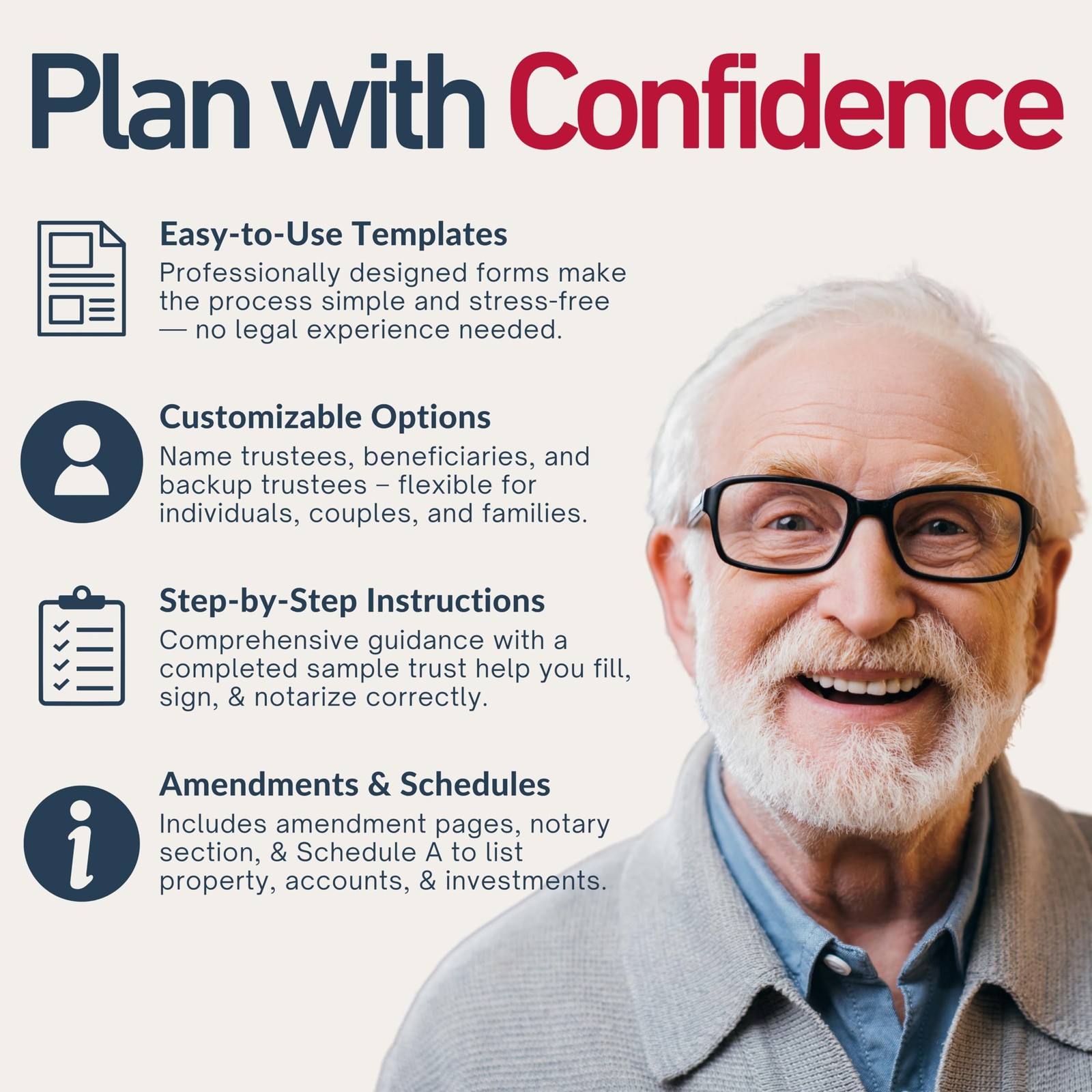 Living Trust Forms Kit Attorney Prepared 50 State Avoid Probate Protect Assets