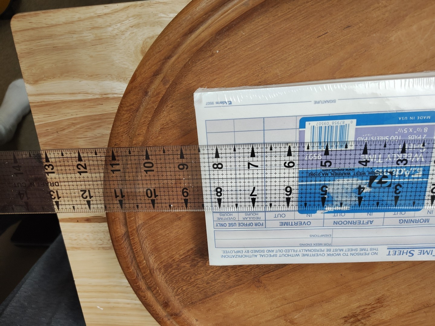 Adams Weekly Time Sheets 9507ABF 5.5″ x 8.5″ Blue/White 2 Pads of 100 Sheets NEW