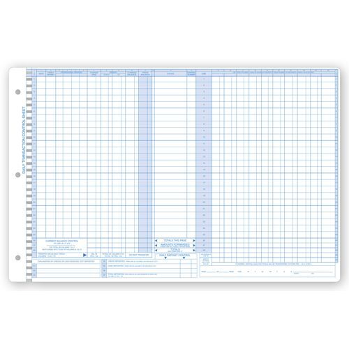 P407.1 Daily Control Sheets Pegmaster 11 X 17″ QTY 250