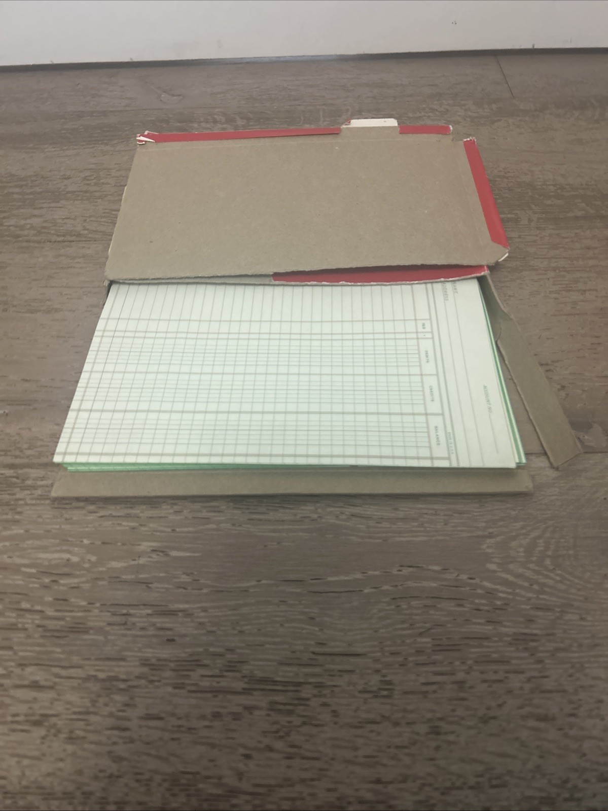 30+ Unused Sheets National Brand 18-403 General Ledger Eye Ease W/Retail Box VTG