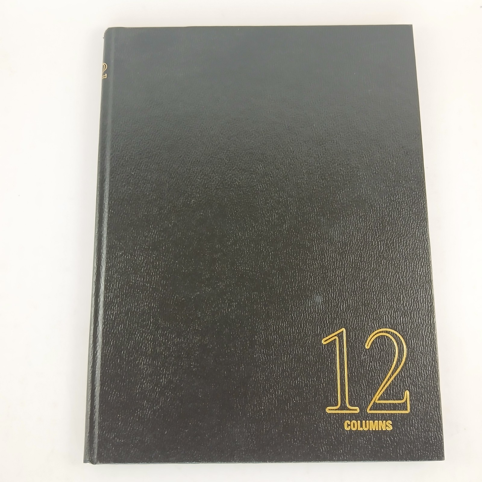 Wilson Jones 12 Column Accounting Ledger Book 31 Lines #74112 Hard Cover Blk