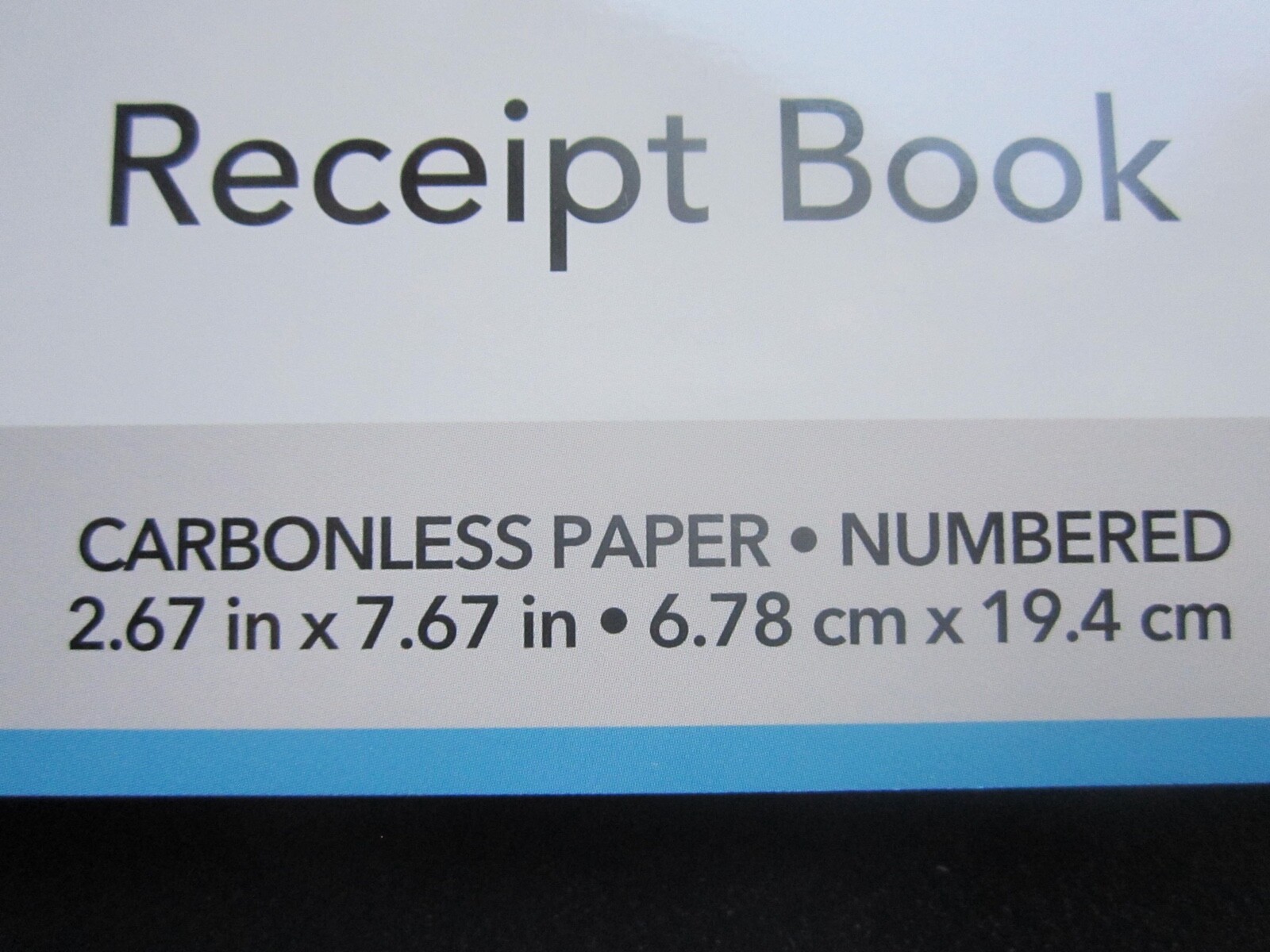 2 x Receipt Books/Receipts 80 Duplicate 2 Copy Carbonless No Stub 80 Receipts