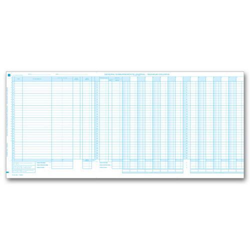 190NJ.1 General Disbursement One Write Journal QTY 25