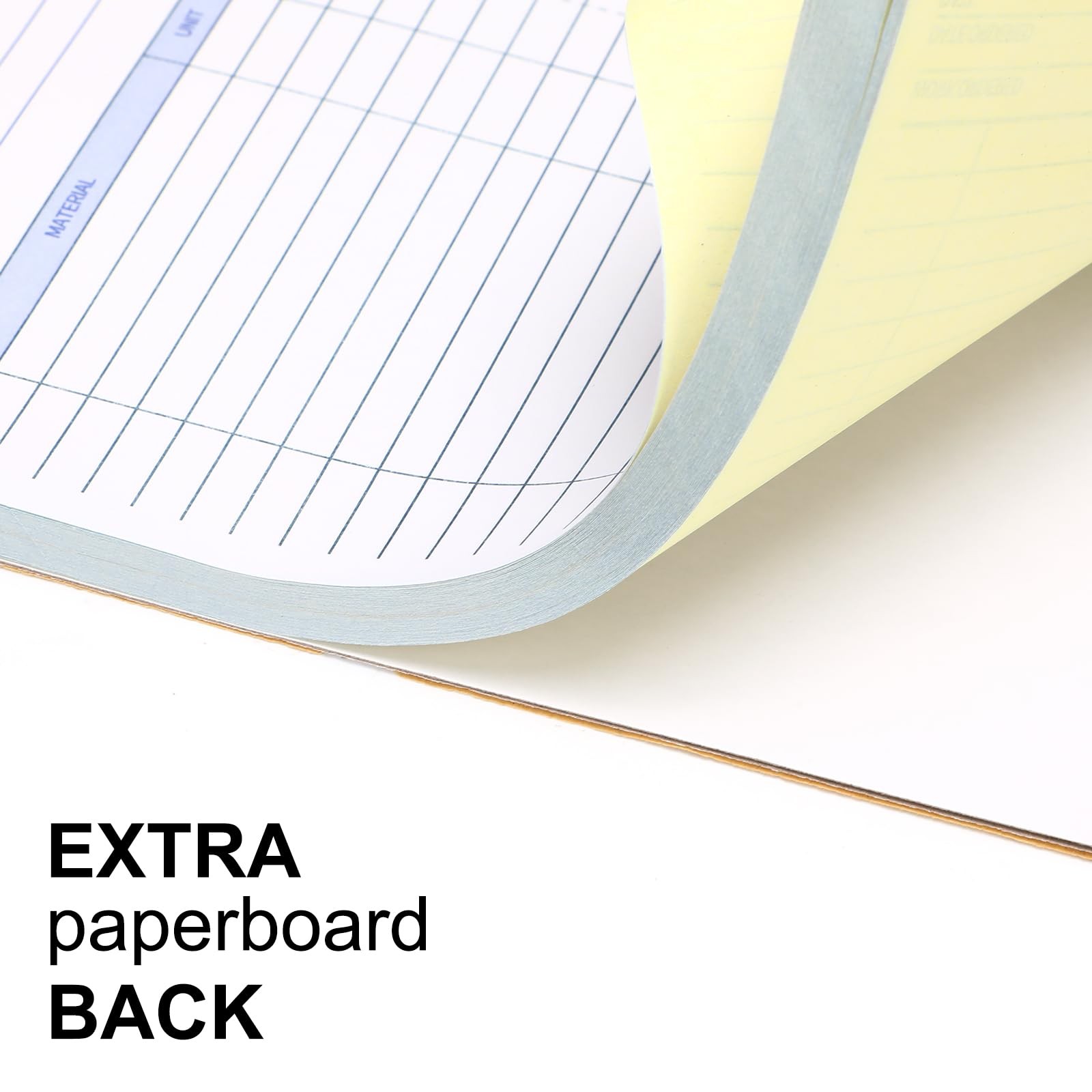 Crtiin 2 Pcs Contractors Invoice Book Carbonless Forms Receipt 8.5 x 11 Inch…