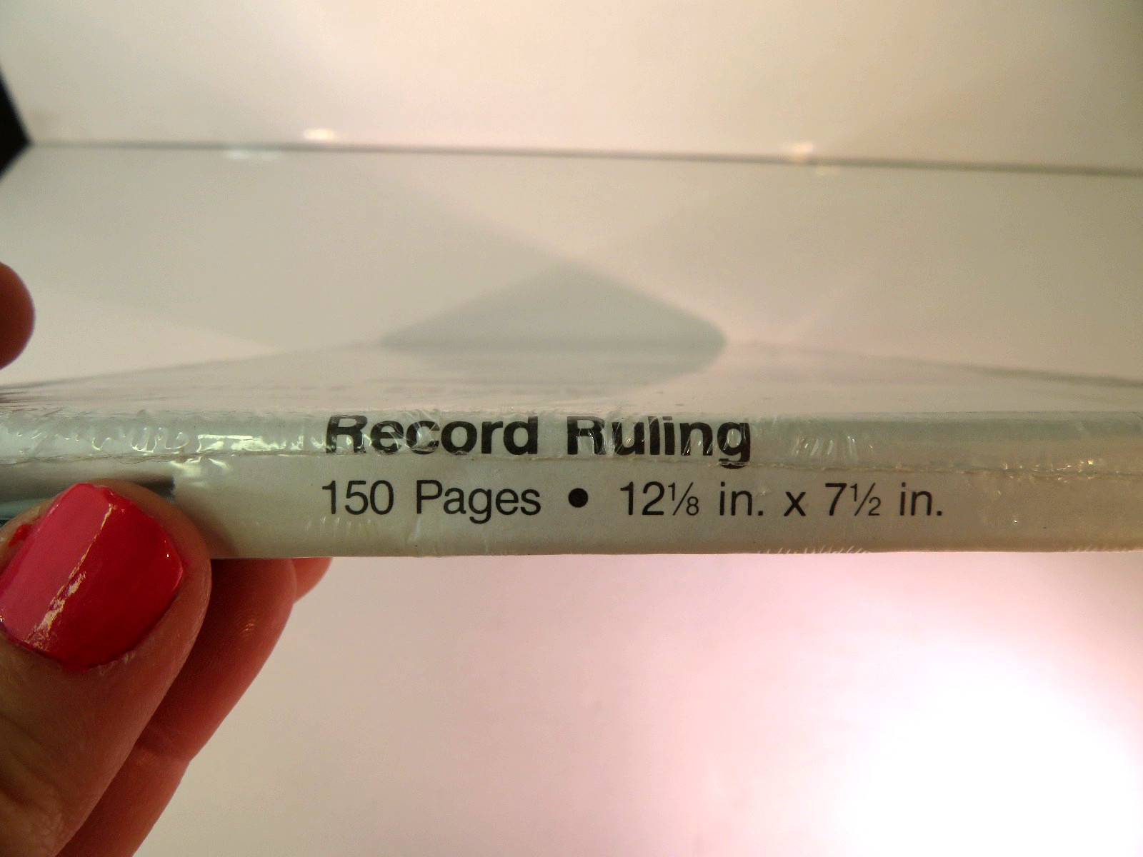 Boorum&Pease Record/Account Book Record Rule 150 Pages 12 1/8 x 7 5/8 *66-150-R*