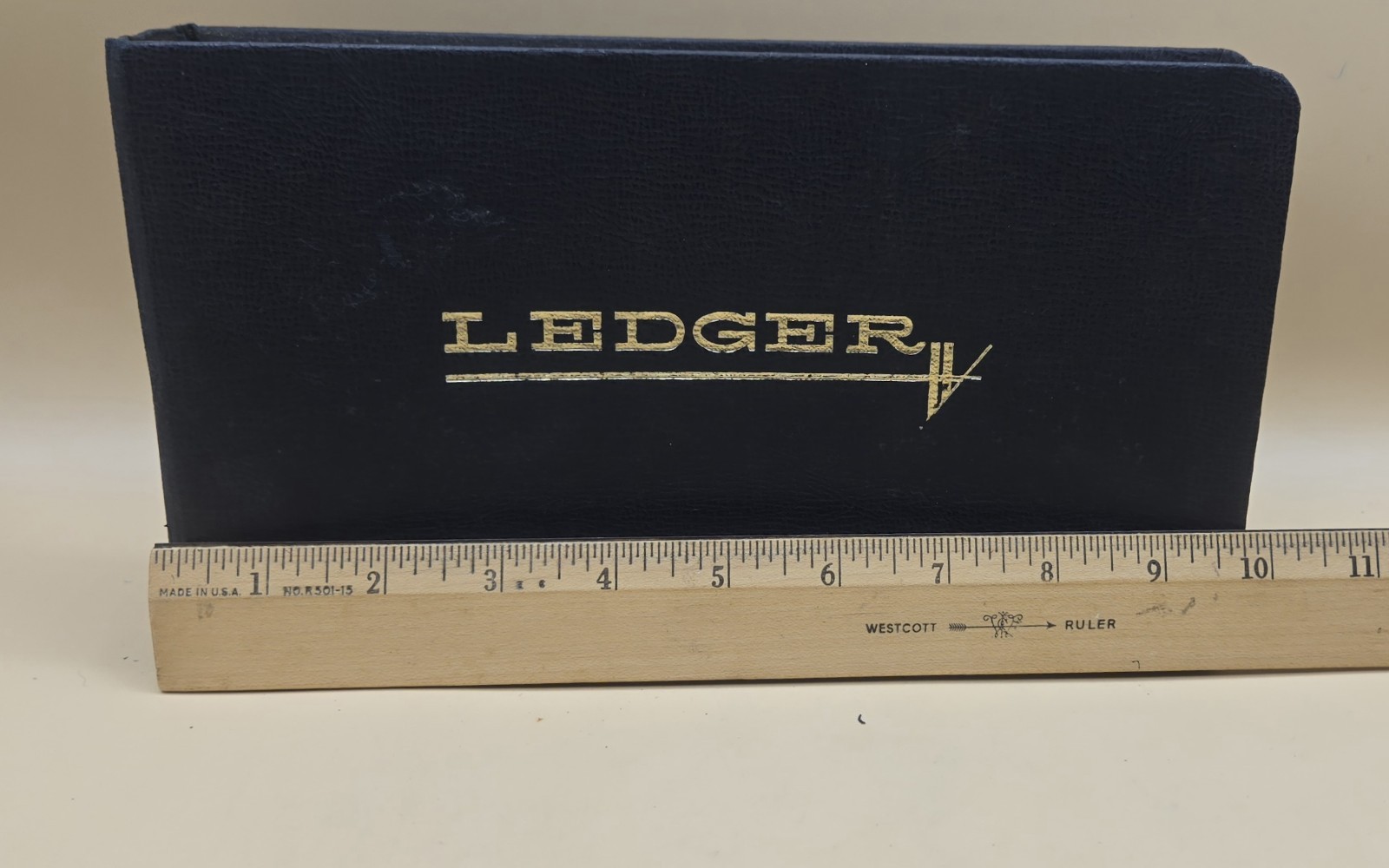 VINTAGE Standard Boorum & Pease Ledger Book No.1000 Spiral Bond, 10X6 Sheets