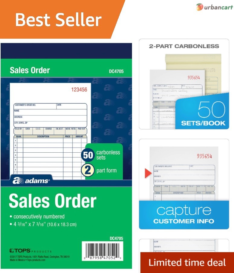 Professional 2-Part Carbonless Sales Order Book – 50 Sets