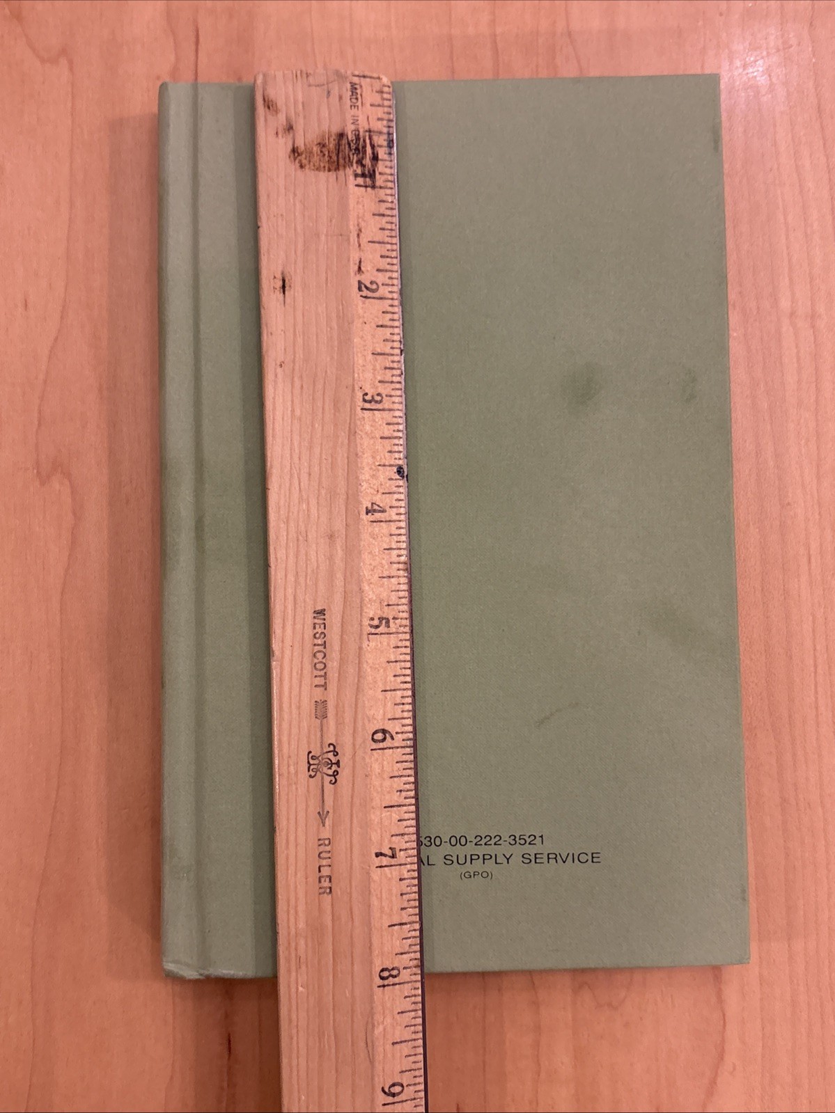 Notebook Book Federal Supply Service 7530-00-222-3521 8″ x 5″ Lined Unused