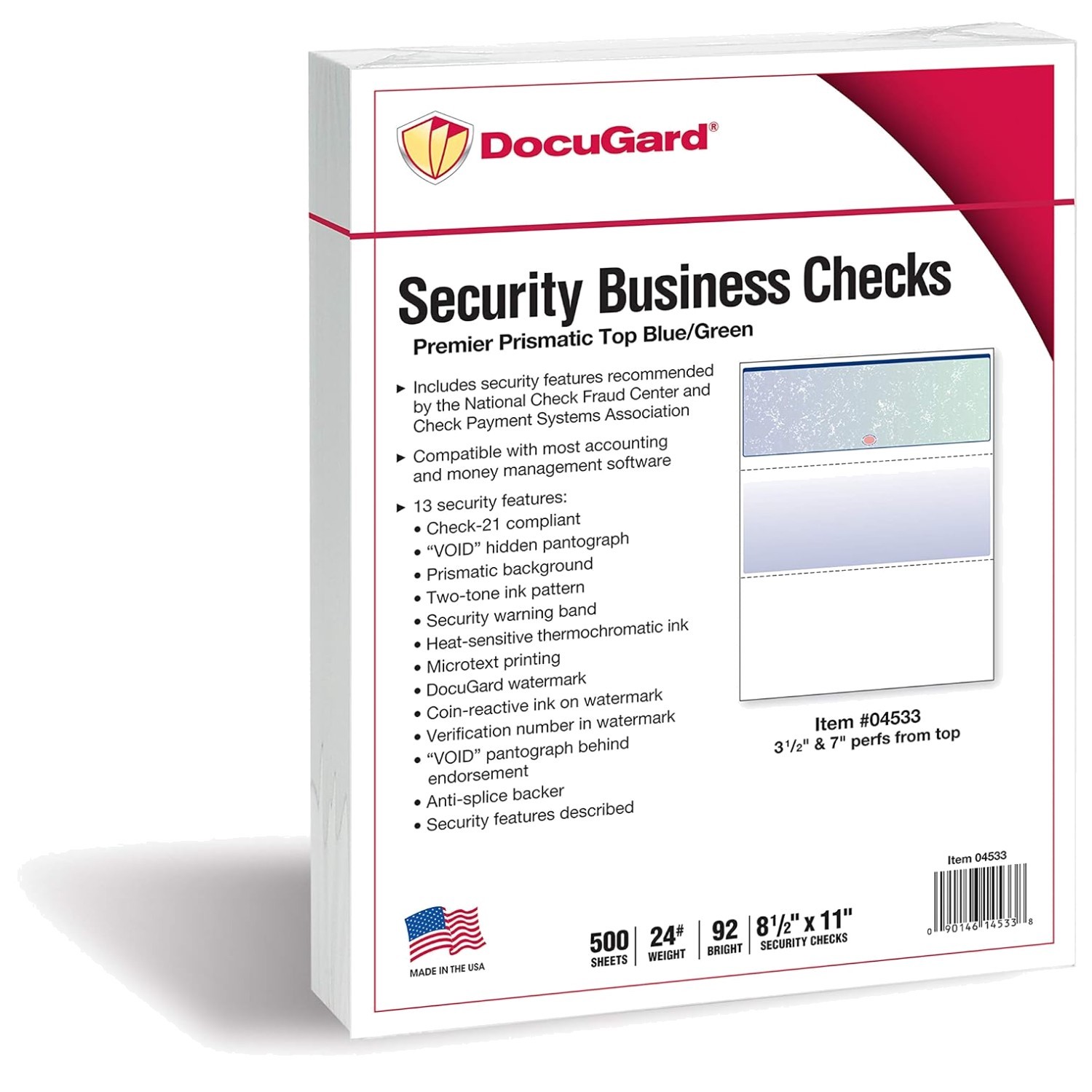 QuickBooks Compatible Business Checks – 13 Security Features