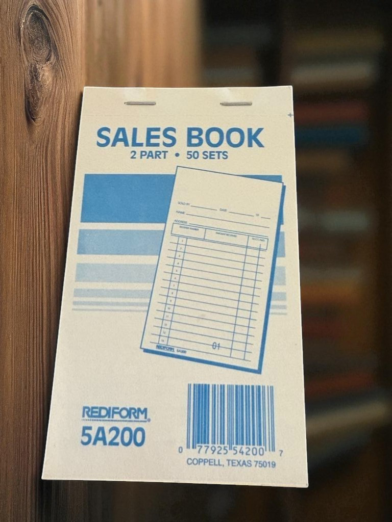 Lot of 3 Rediform Vintage 5A200 Sales Books 2 part, 50 Sets Per Book-Unboxed