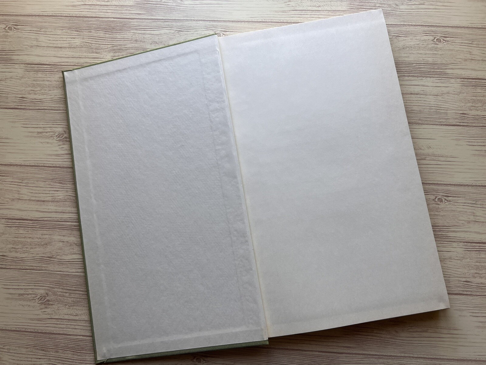 Record Book Green Fabric Hardcover Lined # Pages VTG NOS Office Supplies (B17)