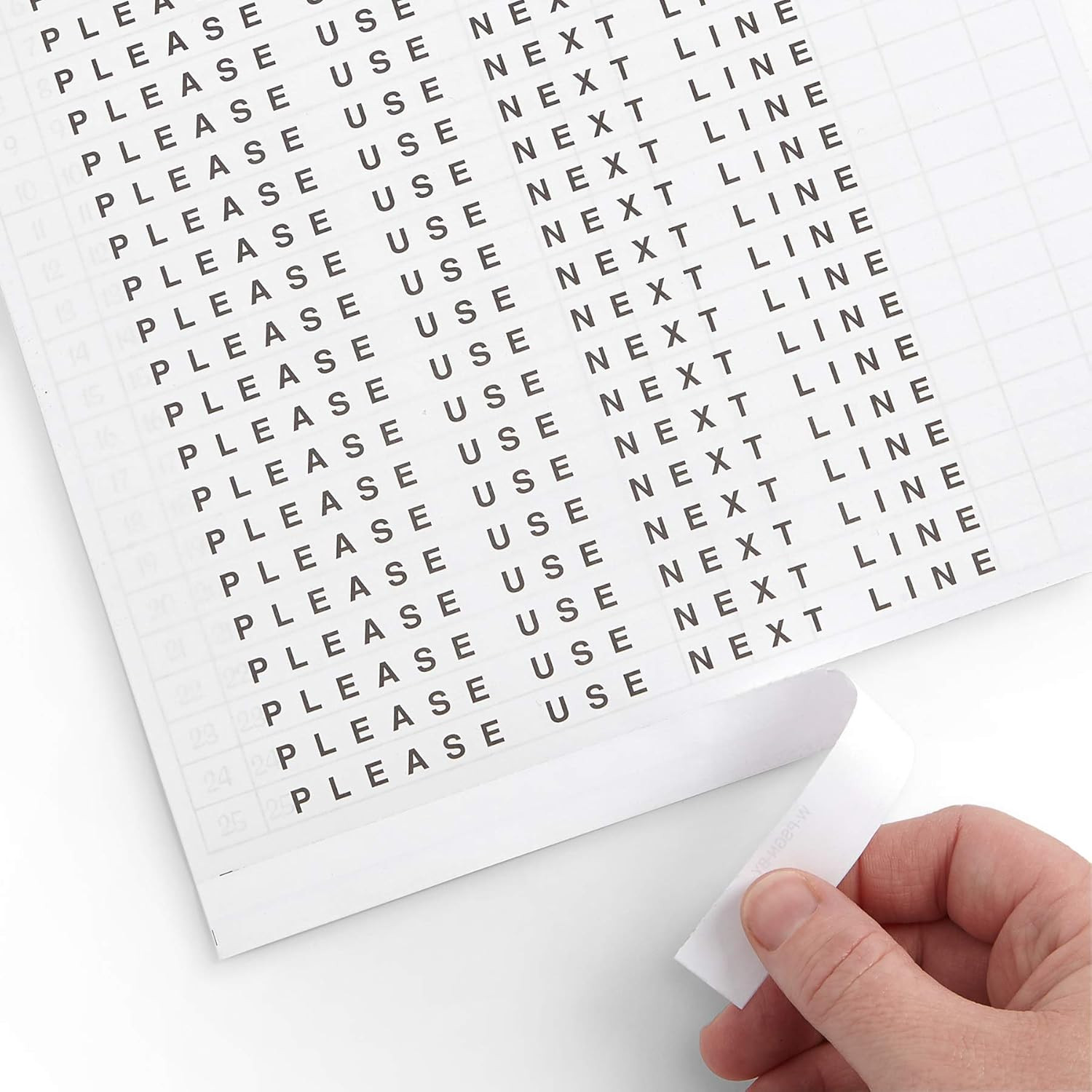 125 Pack HIPAA Compliant Patient Sign-In Sheets with Adhesive Labels, Burgundy