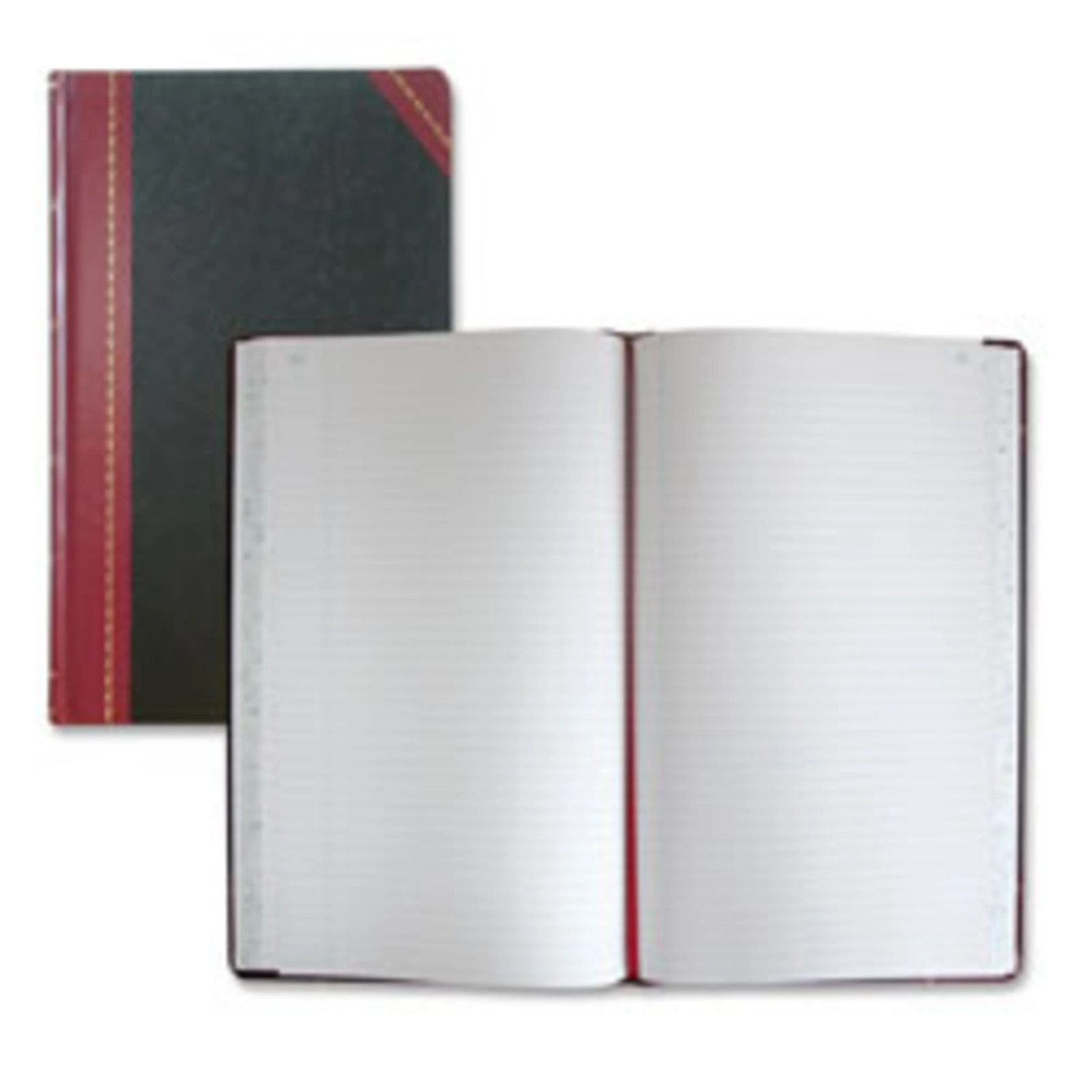 National Brand Hardbound Columnar Record Book, 14.1″ x 8.63″, Black, 300 Pages