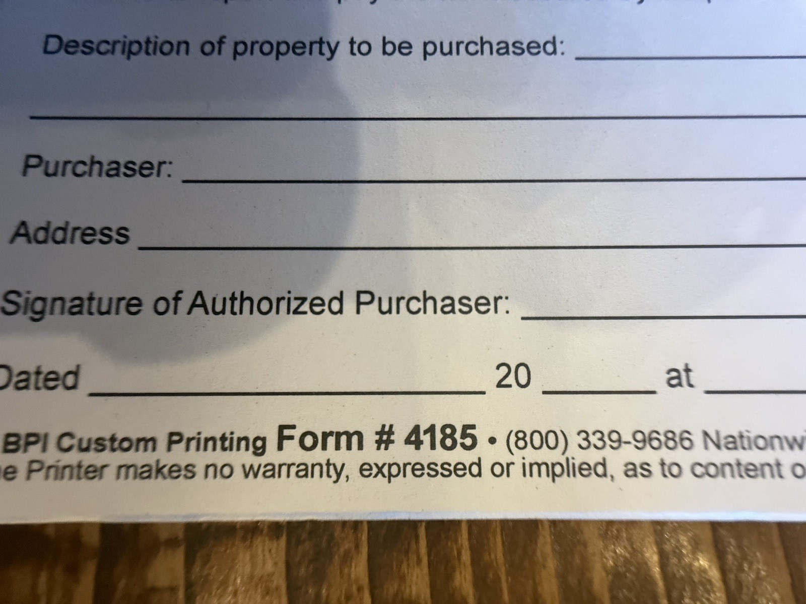 (2) Packs 100 Nevada Resale Tax Card Forms 4185 FREE SHIPPING!