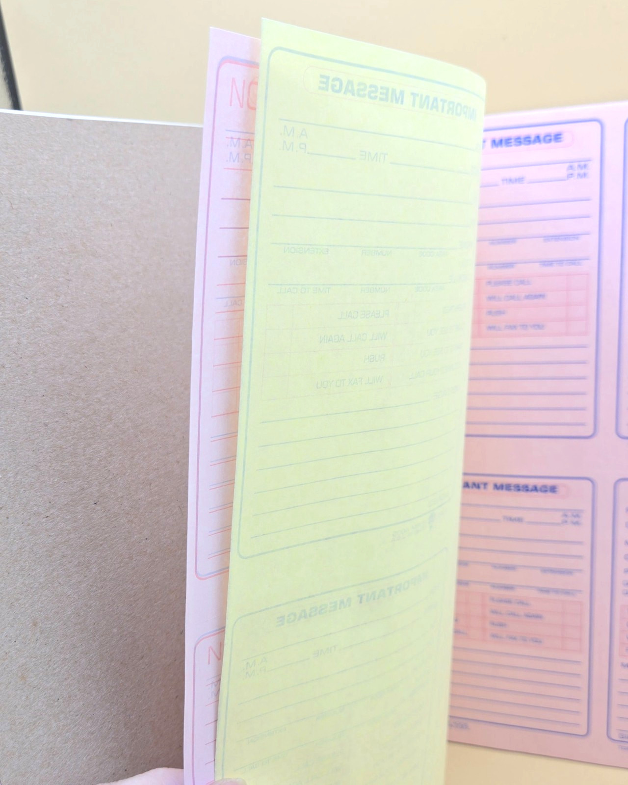 VTG TOPS Phone Message Important Message Book 200 Carbonless Duplicate 4005 NEW