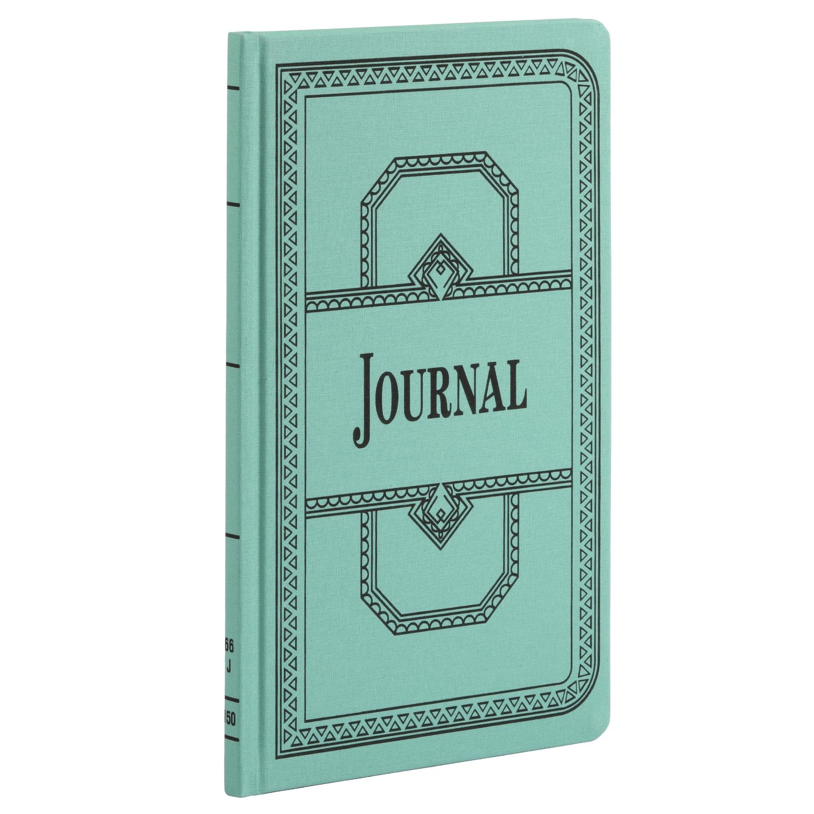 Boorum Pease 66 Series Blue Journal Account Book 150 Pages Art Deco Hardcover