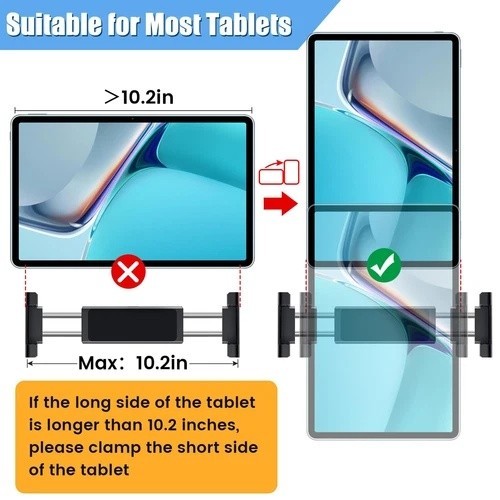 Tablet iPad Holder for Car Mount Backseat Headrest Car Tablet Holder Back Seat