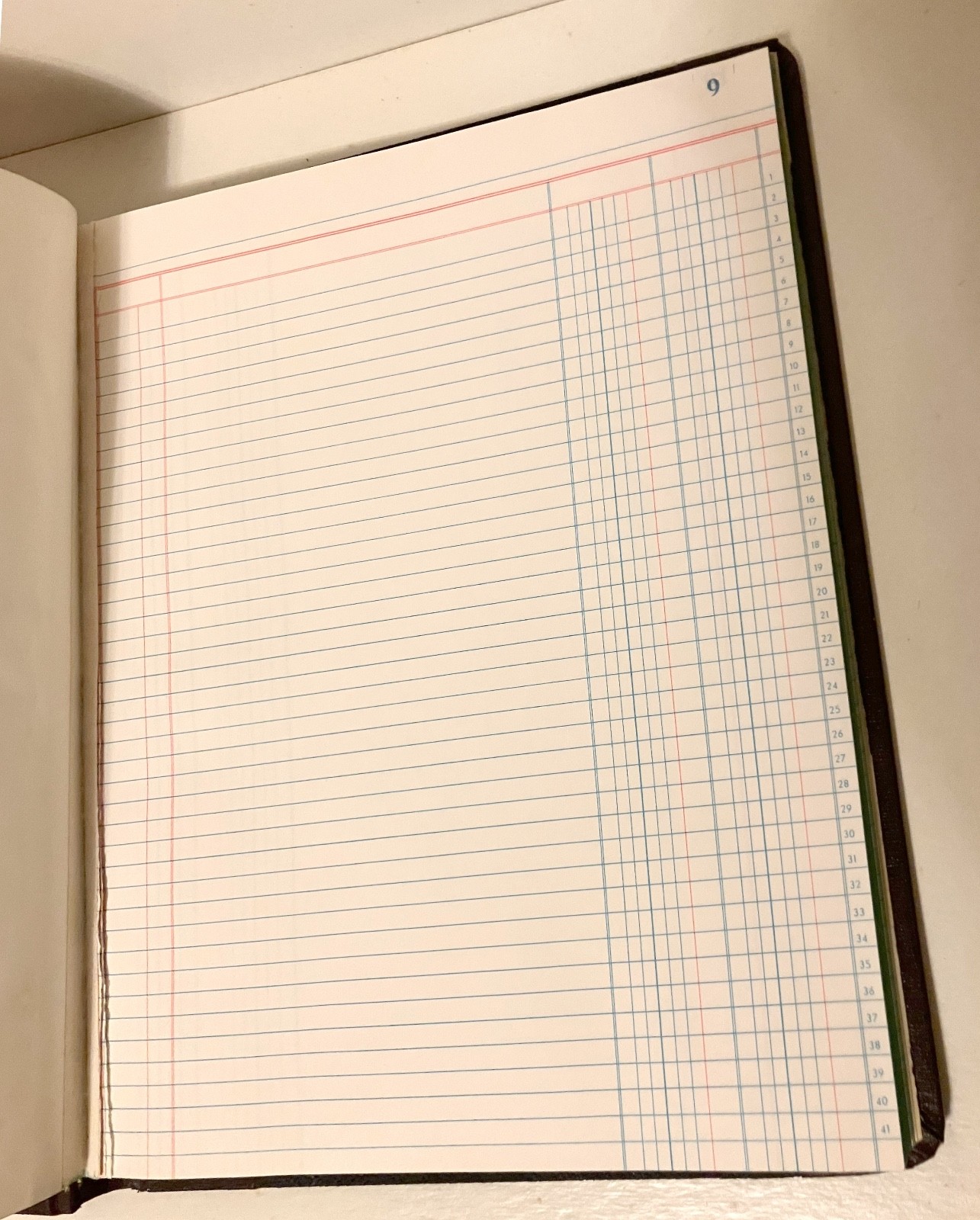 Vintage Shaw’s Universal Blank Ledger 10″ x 12″ No. S 98