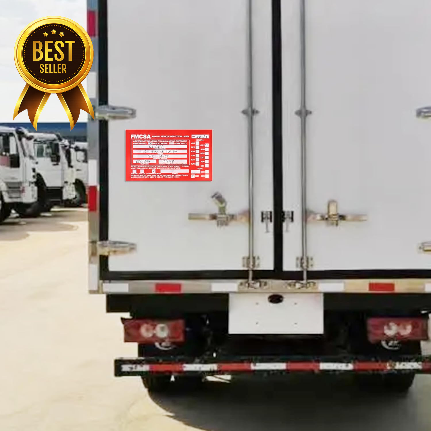 30-Pack Vehicle Inspection Report Forms 3-Ply Carbonless with Hardboard FMCSA DO