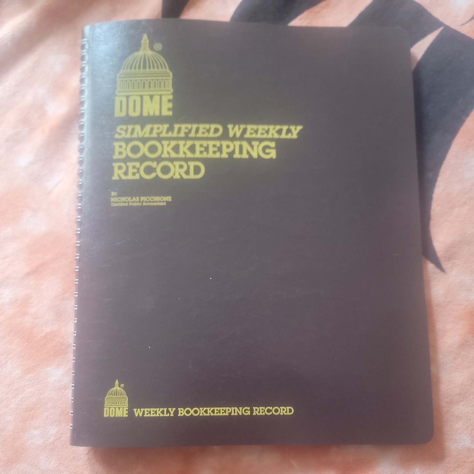 DomeSkin DOM600 Bookkeeping Record Book – Brown