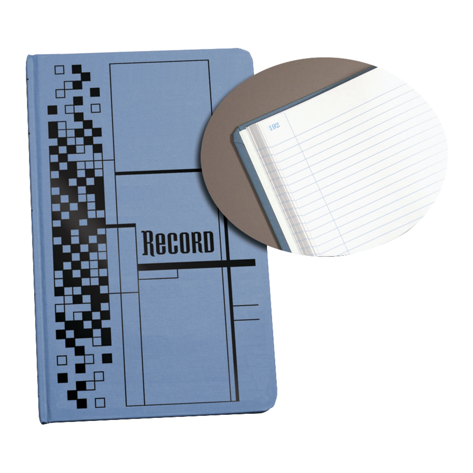 Adams Record Ledger, 7 5/8″ x 12 1/8″, 300 Pages, Blue